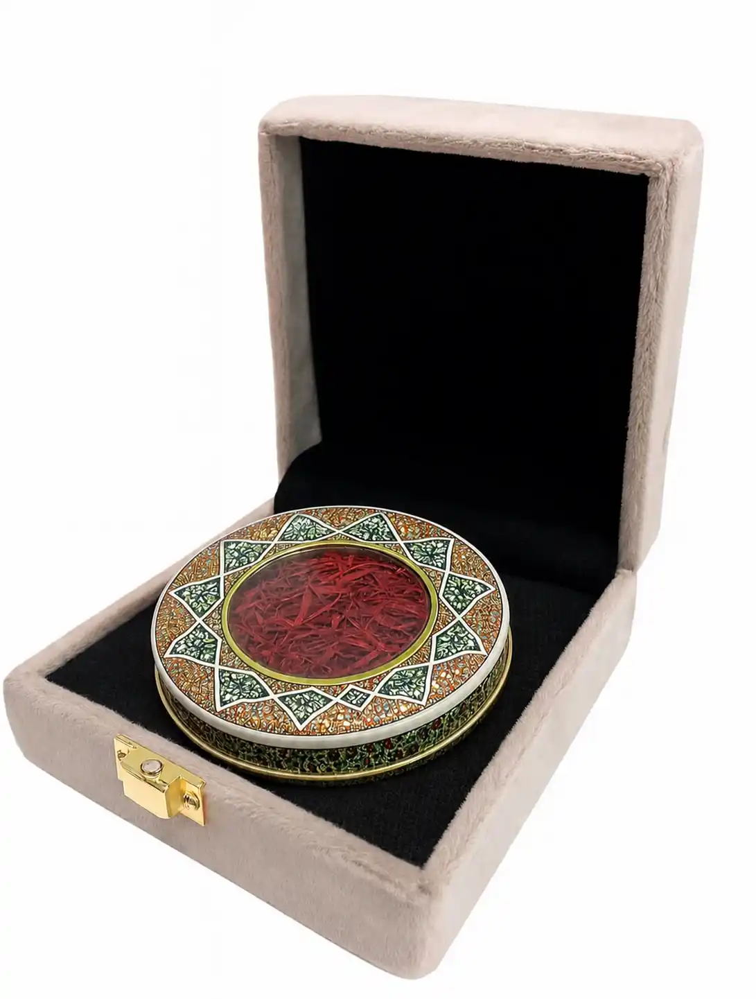 پک مخمل خاکستری سوپر نگین