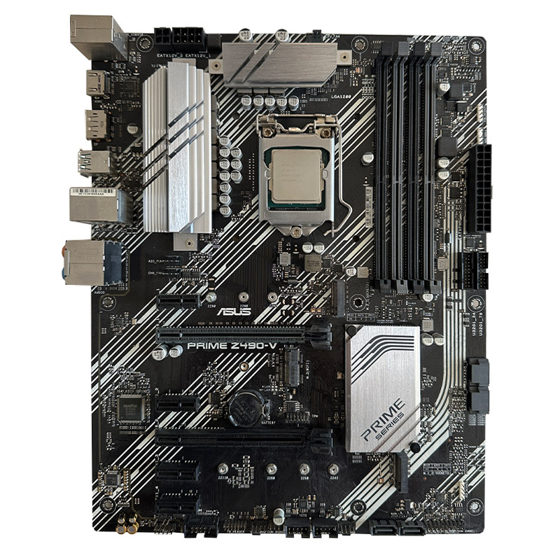 مادربرد ASUS Prime Z490-V + Core i7 10700 استوک در حد نو