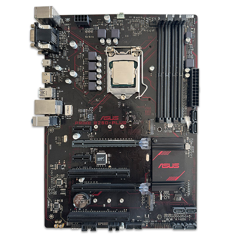 مادربرد ASUS Prime B250 Plus + Core i5 7400 استوک در حد نو