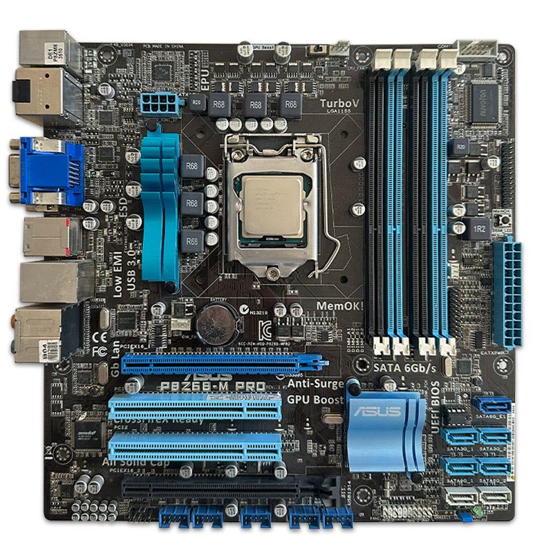 مادربرد Gigabyte A320M-S2H DDR4 + A8 9600 استوک در حد نو به همراه فن