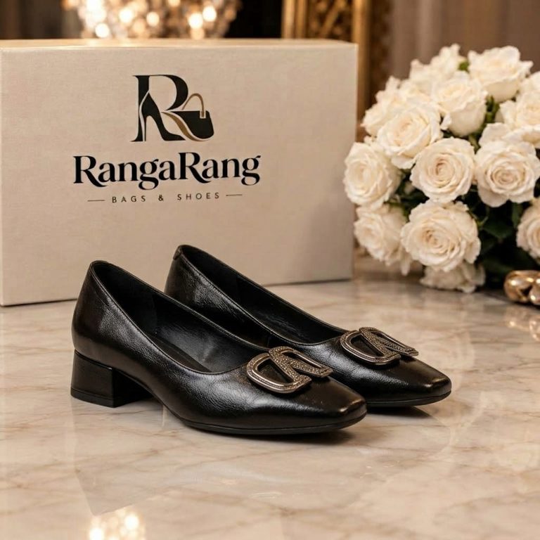 کفش پاشنه کوتاه valentino 