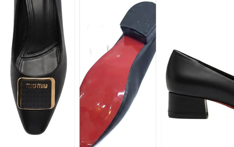 کفش پاشنه کوتاه Miu Miu